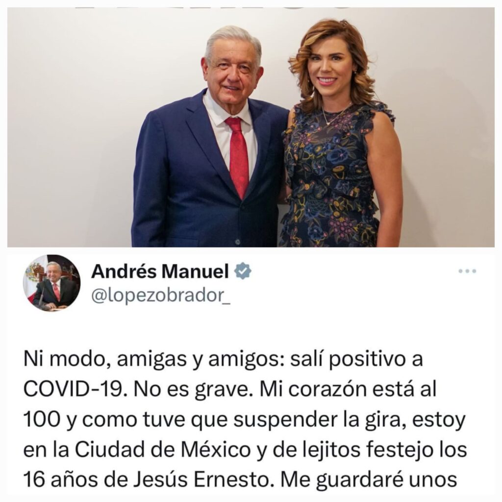 EL PRESIDENTE ANDRES MANUEL POSITIVO A COVID19